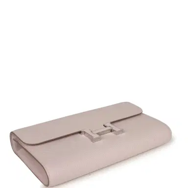HERMÈS Hermes Constance Wallet To Go Mauve Pale Epsom Lacquered Palladium Hardware | Thumbnail 3