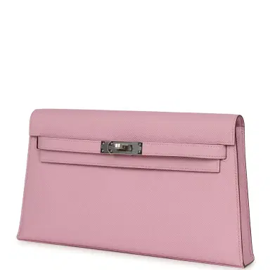 HERMÈS Hermes Kelly Elan Mauve Sylvestre Epsom Palladium Hardware | Thumbnail 5 HERMÈS Hermes Kelly Elan Mauve Sylvestre Epsom Palladium Hardware | Thumbnail 5