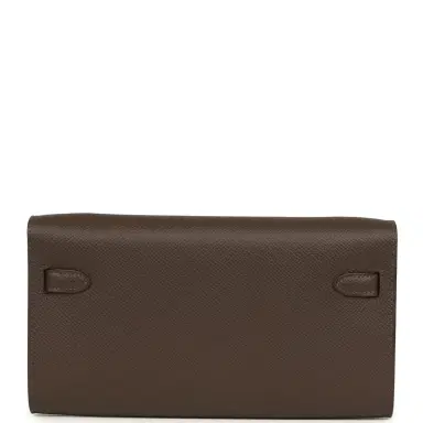 HERMÈS Hermes Kelly Wallet To Go Ecorce Epsom Gold Hardware | Thumbnail 4