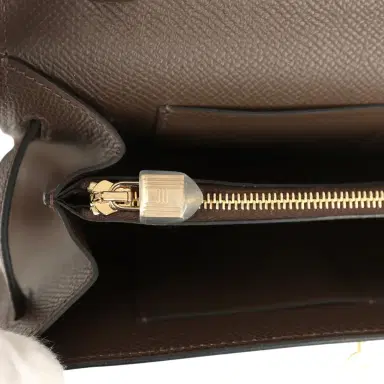 HERMÈS Hermes Kelly Wallet To Go Ecorce Epsom Gold Hardware | Thumbnail 9