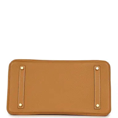 HERMÈS Pre-owned Hermes Birkin 35 Naturel Sable Togo Gold Hardware | Thumbnail 6 HERMÈS Pre-owned Hermes Birkin 35 Naturel Sable Togo Gold Hardware | Thumbnail 6