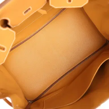 HERMÈS Pre-owned Hermes Birkin 35 Naturel Sable Togo Gold Hardware | Thumbnail 8 HERMÈS Pre-owned Hermes Birkin 35 Naturel Sable Togo Gold Hardware | Thumbnail 8