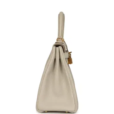 HERMÈS Pre-owned Hermes Kelly Retourne 28 Beton Togo Gold Hardware | Thumbnail 3