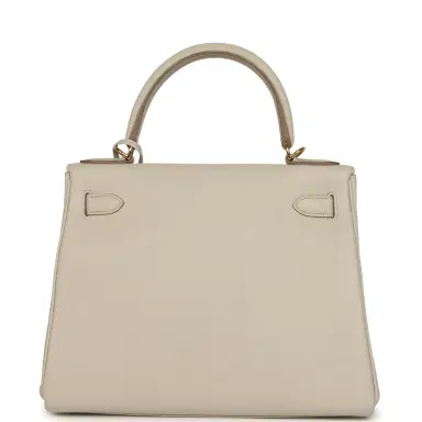 HERMÈS Pre-owned Hermes Kelly Retourne 28 Beton Togo Gold Hardware | Thumbnail 4