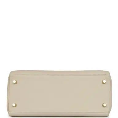 HERMÈS Pre-owned Hermes Kelly Retourne 28 Beton Togo Gold Hardware | Thumbnail 6