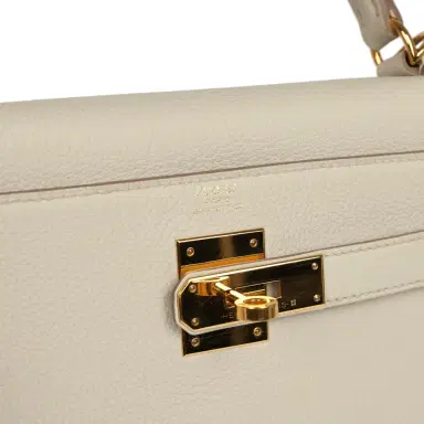 HERMÈS Pre-owned Hermes Kelly Retourne 28 Beton Togo Gold Hardware | Thumbnail 7