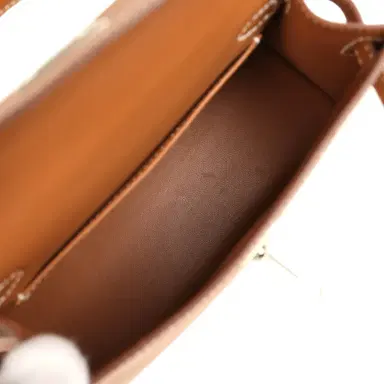 HERMÈS Pre-owned Hermes Kelly Sellier 20 Gold Epsom Palladium Hardware | Thumbnail 8 HERMÈS Pre-owned Hermes Kelly Sellier 20 Gold Epsom Palladium Hardware | Thumbnail 8