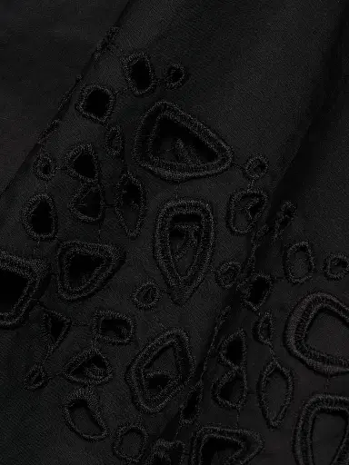 A.L.C. Women's Aleia Eyelet-Trimmed Cotton Halterneck Top - Black - Size XL | Thumbnail 7 A.L.C. Women's Aleia Eyelet-Trimmed Cotton Halterneck Top - Black - Size XL | Thumbnail 7