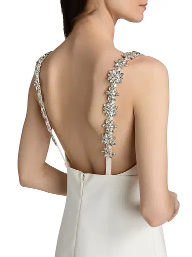 Cinq à Sept Women's Mattison Floral-Embellished Minidress - Cream | Thumbnail 6