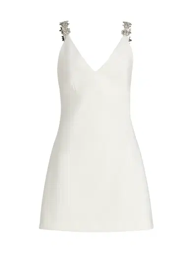 Cinq à Sept Women's Mattison Floral-Embellished Minidress - Cream | Thumbnail 1