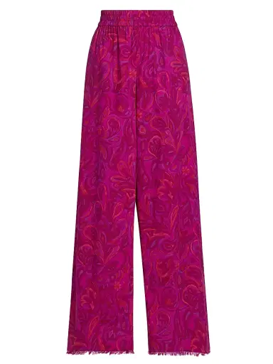 Cinq à Sept Women's Paisley Bloom Ibbie Pants | Thumbnail 1 Cinq à Sept Women's Paisley Bloom Ibbie Pants | Thumbnail 1