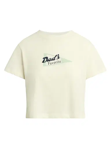 Favorite Daughter Women's The Cropped Dad's Favorite Crop T-Shirt - Gardenia Mint - Size XL | Thumbnail 1 Favorite Daughter Women's The Cropped Dad's Favorite Crop T-Shirt - Gardenia Mint - Size XL | Thumbnail 1