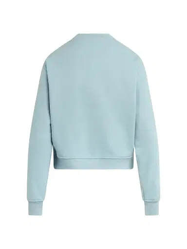 Favorite Daughter Women's The Collegiate Cotton-Blend Sweatshirt - Sea Blue Gardenia - Size XS | Thumbnail 2