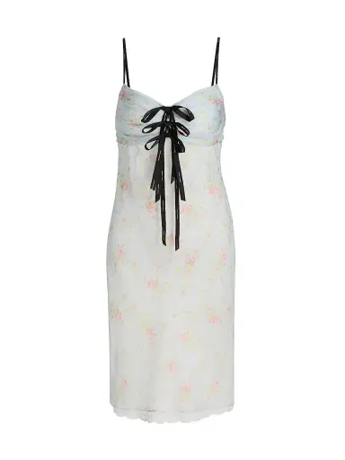 Marc Jacobs Women's Blurred Floral Slip Dress - Blue Mist Multi | Thumbnail 1