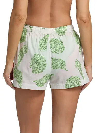 Milly Women's Corrie Embroidered Cotton Cover-Up Shorts - Size Large | Thumbnail 4 Milly Women's Corrie Embroidered Cotton Cover-Up Shorts - Size Large | Thumbnail 4