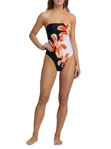Milly Women's Tropical Flame One-Piece Swimsuit | Thumbnail 2
