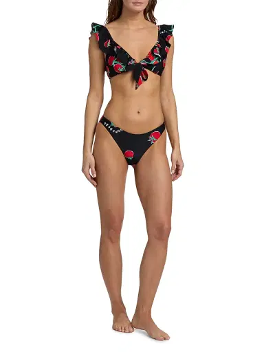 Milly Women's Margot Pomodoro Bikini Bottom - Size Large | Thumbnail 2 Milly Women's Margot Pomodoro Bikini Bottom - Size Large | Thumbnail 2