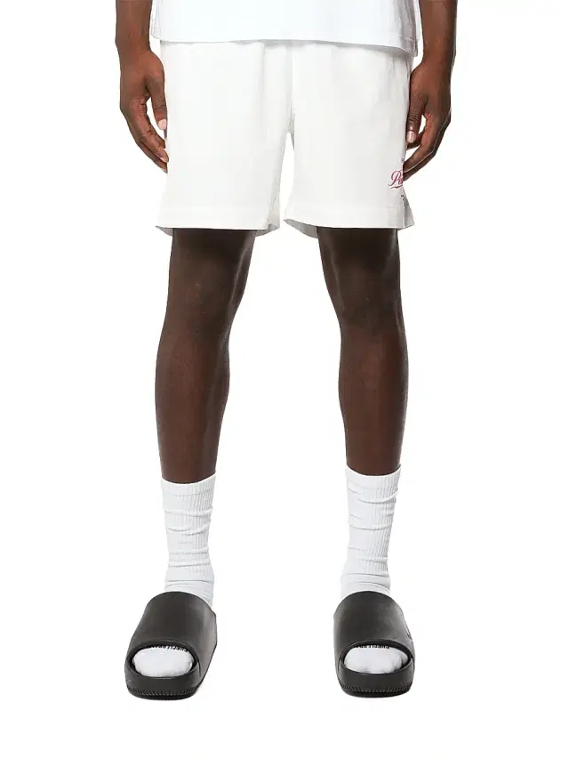 Men's All Round Logo Swim Shorts - White