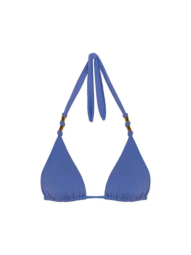 Women's Paula Triangle Bikini Top - Blue