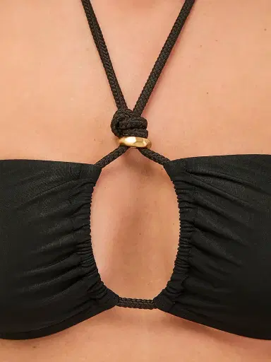 ViX by Paula Hermanny Women's Gal Isa Halter Bikini Top - Black - Size XL | Thumbnail 5 ViX by Paula Hermanny Women's Gal Isa Halter Bikini Top - Black - Size XL | Thumbnail 5
