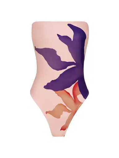 ViX by Paula Hermanny Women's Bianca Floral Brazilian-Cut One-Piece Swimsuit - Size XL | Thumbnail 1 ViX by Paula Hermanny Women's Bianca Floral Brazilian-Cut One-Piece Swimsuit - Size XL | Thumbnail 1