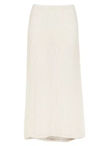 ViX by Paula Hermanny Women's Quinn Embroidered Mesh Maxi Skirt | Thumbnail 1