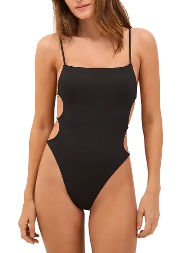 ViX by Paula Hermanny Women's Fernanda Nell Cut-Out One-Piece Swimsuit - Black - Size XL | Thumbnail 2 ViX by Paula Hermanny Women's Fernanda Nell Cut-Out One-Piece Swimsuit - Black - Size XL | Thumbnail 2