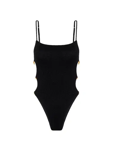 ViX by Paula Hermanny Women's Fernanda Nell Cut-Out One-Piece Swimsuit - Black - Size XL | Thumbnail 1 ViX by Paula Hermanny Women's Fernanda Nell Cut-Out One-Piece Swimsuit - Black - Size XL | Thumbnail 1