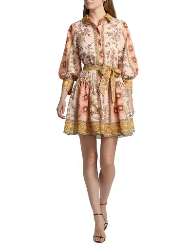 Kobi Halperin Women's Bailey Printed A-Line Minidress - Honey Multi - Size XL | Thumbnail 2 Kobi Halperin Women's Bailey Printed A-Line Minidress - Honey Multi - Size XL | Thumbnail 2