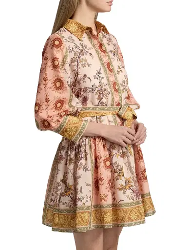 Kobi Halperin Women's Bailey Printed A-Line Minidress - Honey Multi - Size XL | Thumbnail 4 Kobi Halperin Women's Bailey Printed A-Line Minidress - Honey Multi - Size XL | Thumbnail 4