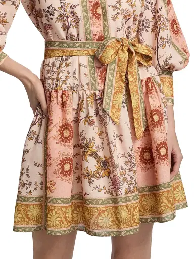 Kobi Halperin Women's Bailey Printed A-Line Minidress - Honey Multi - Size XL | Thumbnail 6 Kobi Halperin Women's Bailey Printed A-Line Minidress - Honey Multi - Size XL | Thumbnail 6