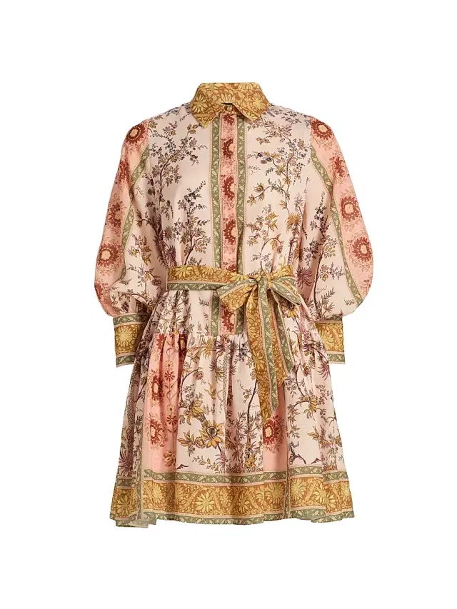 Kobi Halperin Women's Bailey Printed A-Line Minidress - Honey Multi