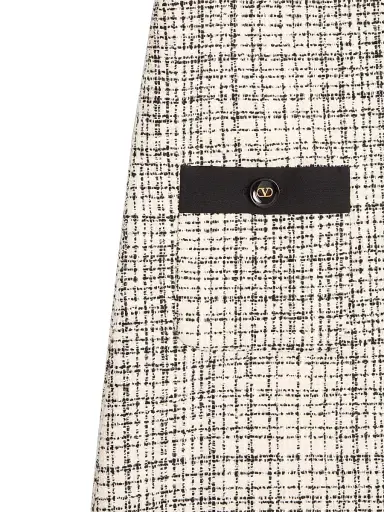 Valentino Garavani Women's Short Dress in Square Tweed - Vanilla Black - Size 2 | Thumbnail 7 Valentino Garavani Women's Short Dress in Square Tweed - Vanilla Black - Size 2 | Thumbnail 7