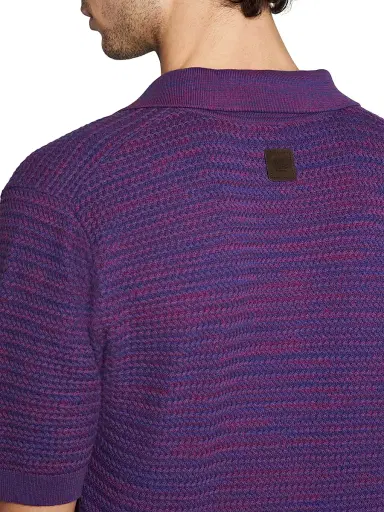 Etro Men's Roma Knit Polo Shirt | Thumbnail 6 Etro Men's Roma Knit Polo Shirt | Thumbnail 6