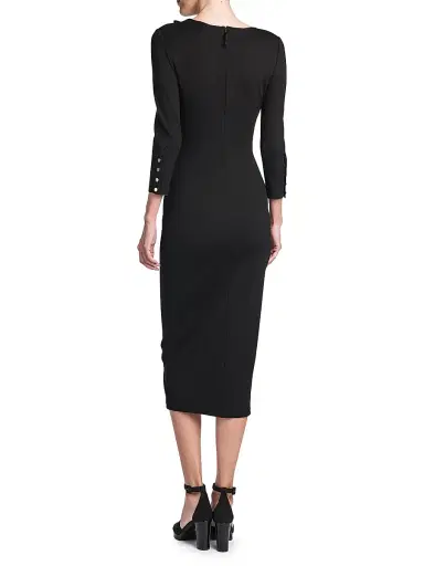 Giorgio Armani Women's Jersey Asymmetric Cut-Out Dress - Nero - Size 14 | Thumbnail 5 Giorgio Armani Women's Jersey Asymmetric Cut-Out Dress - Nero - Size 14 | Thumbnail 5