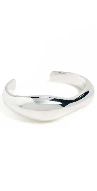 Ettika Liquid Love Cuff Silver One Size | Thumbnail 1