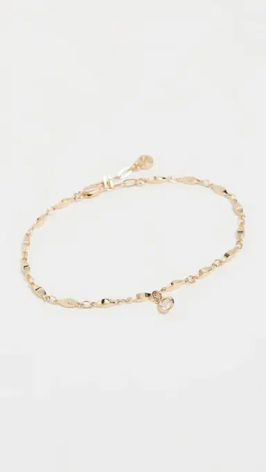 Ettika Day Dreamer 18k Gold Plated Anklet Gold One Size | Thumbnail 2