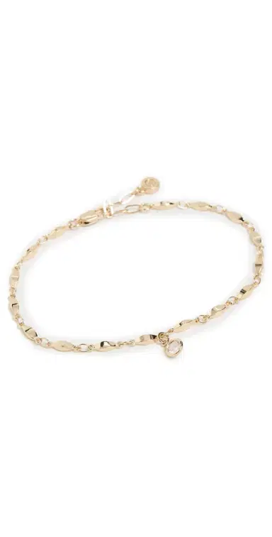 Ettika Day Dreamer 18k Gold Plated Anklet Gold One Size | Thumbnail 1
