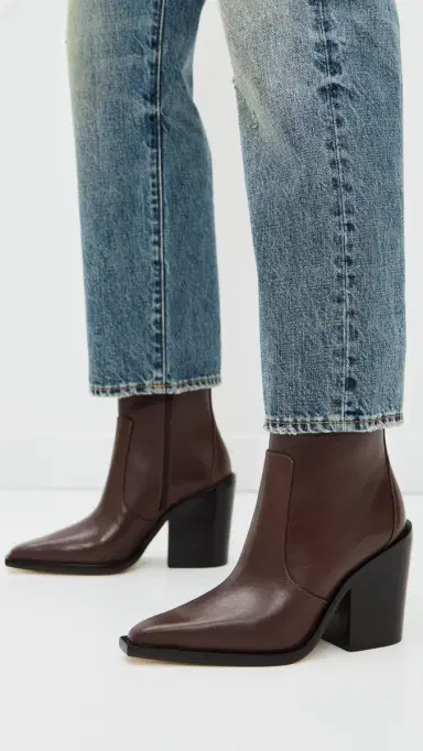 Larroudé James Booties Brown | Thumbnail 3 Larroudé James Booties Brown | Thumbnail 3