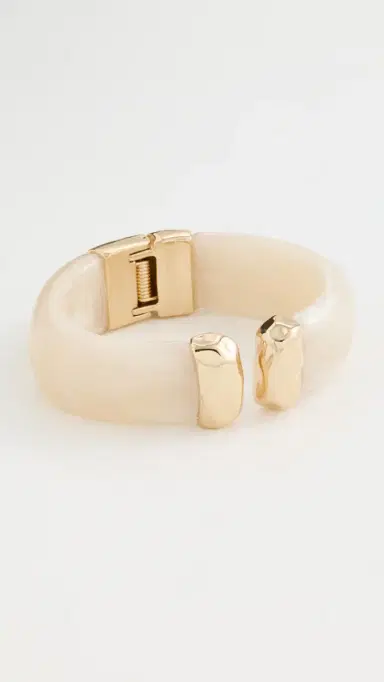 Ettika Carved Relic Cuff Bone One Size | Thumbnail 2