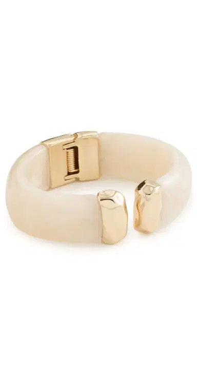 Ettika Carved Relic Cuff Bone One Size | Thumbnail 1