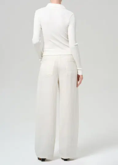 Citizens of Humanity Brynn Drawstring Trouser - Vanilla | Thumbnail 6