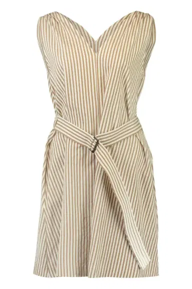 Brunello Cucinelli Stripe Mini Dress | Thumbnail 1