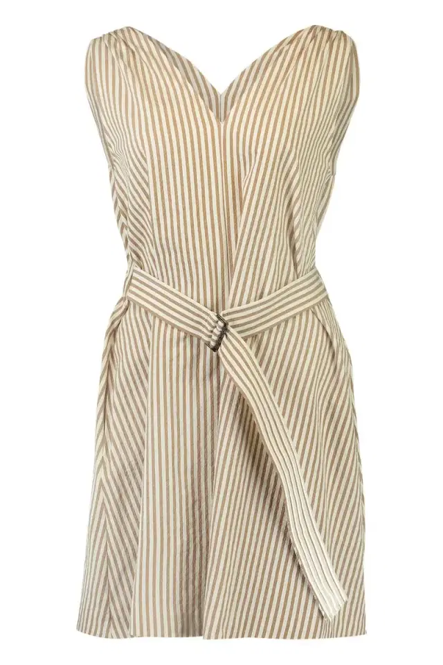 Brunello Cucinelli Stripe Mini Dress