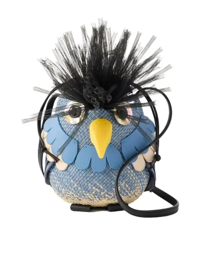 + Paula's Ibiza Leather-trimmed Woven Raffia Shoulder Bag
