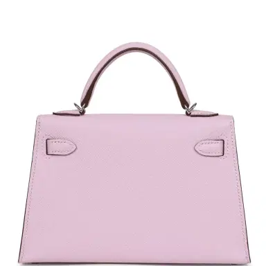 HERMÈS Hermes Kelly Sellier 20 Guimauve Epsom Palladium Hardware | Thumbnail 4