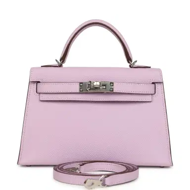 HERMÈS Hermes Kelly Sellier 20 Guimauve Epsom Palladium Hardware | Thumbnail 1