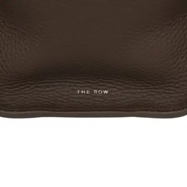 The Row The Row Marlo 12 Tote Bag Deep Brown Calfskin Silver Hardware | Thumbnail 7 The Row The Row Marlo 12 Tote Bag Deep Brown Calfskin Silver Hardware | Thumbnail 7