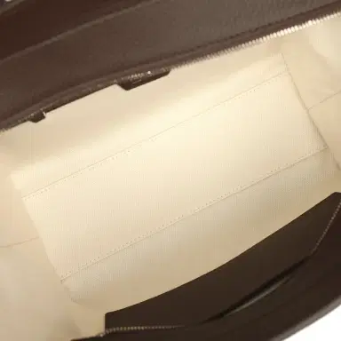 The Row The Row Marlo 12 Tote Bag Deep Brown Calfskin Silver Hardware | Thumbnail 9 The Row The Row Marlo 12 Tote Bag Deep Brown Calfskin Silver Hardware | Thumbnail 9