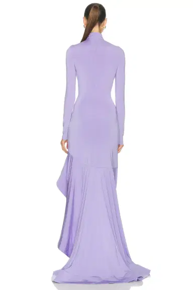 Stella McCartney Crepe Jersey Frill Cocktail Dress | Thumbnail 4 Stella McCartney Crepe Jersey Frill Cocktail Dress | Thumbnail 4